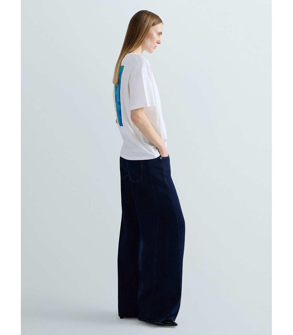 バギーフィットNARJA インディゴデニム 詳細画像 ダークブルー 4